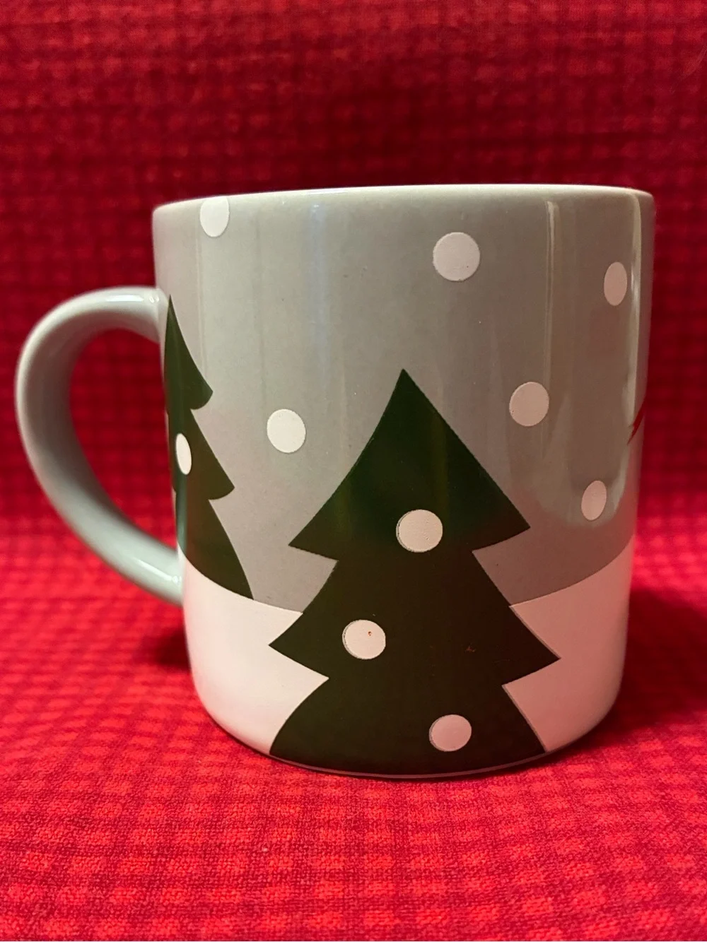 Crate & Barrel Winter Christmas Bear Small Mug by Joan Anderson 2018